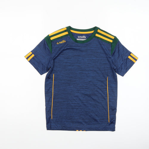 O'Neills Boys Blue Short Sleeve Polyester Sports T-Shirt 7-8 Years