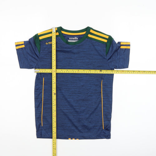 O'Neills Boys Blue Short Sleeve Polyester Sports T-Shirt 7-8 Years