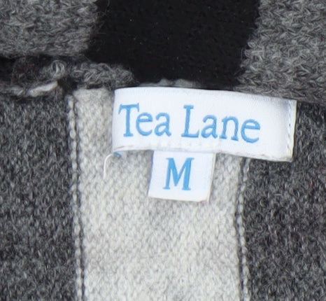 Tea Lane Women’s Multicoloured Roll Neck Striped Jumper M