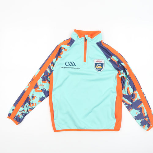 Masita Boys Blue 2 Years GAA Kellogg’s Cool Camps 1/4 Zip Pullover Top