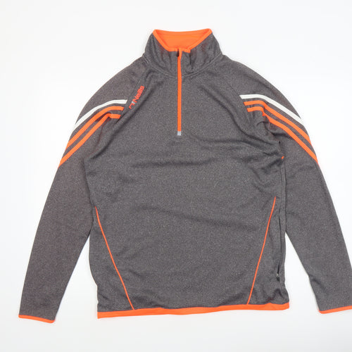 O'Neills Men's Grey Small 1/4 Zip Athletic Sweatshirt