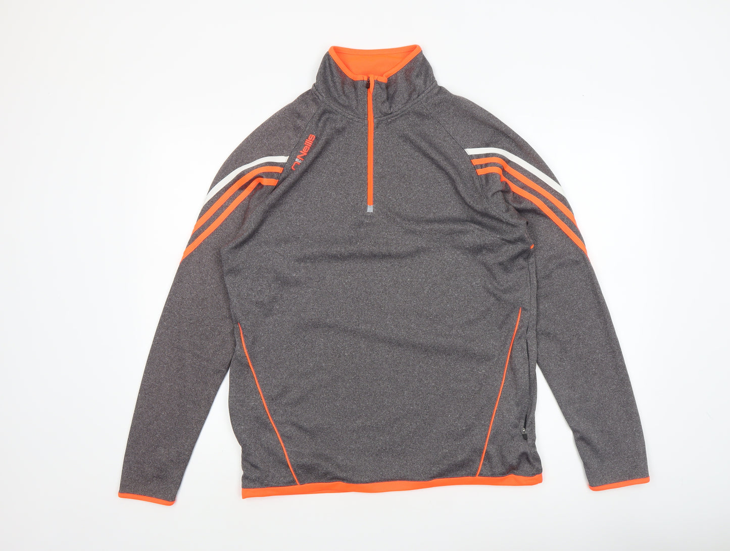 O'Neills Men's Grey Small 1/4 Zip Athletic Sweatshirt
