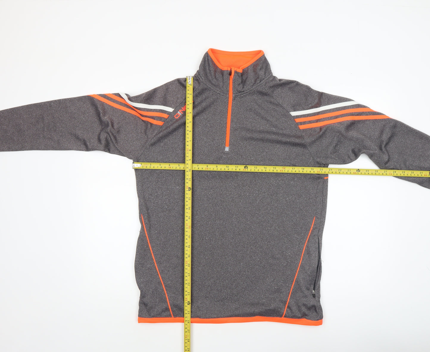 O'Neills Men's Grey Small 1/4 Zip Athletic Sweatshirt