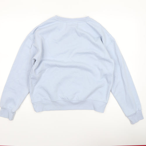 Disney Women XS Blue Stitch Christmas Sweatshirt Pullover