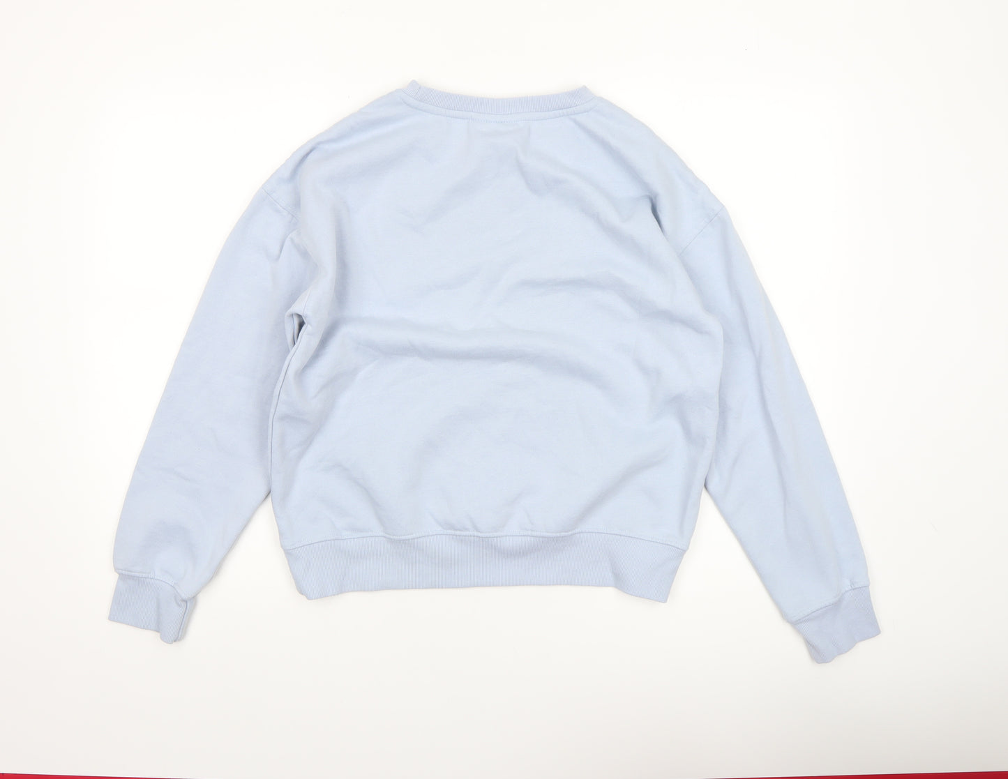 Disney Women XS Blue Stitch Christmas Sweatshirt Pullover