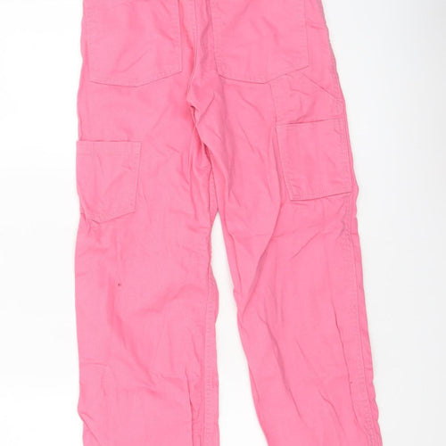 Leigh Tucker Willow Girls Pink Straight Leg Cotton Jeans 10-11 Years
