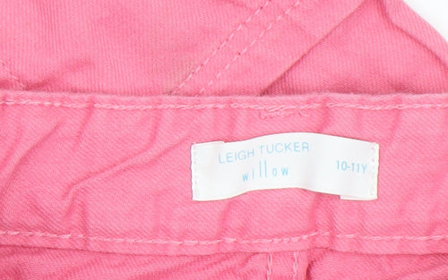 Leigh Tucker Willow Girls Pink Straight Leg Cotton Jeans 10-11 Years