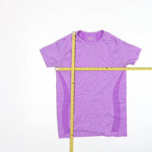 Dunnes Stores Women Purple Short Sleeve Active T-Shirt Size S
