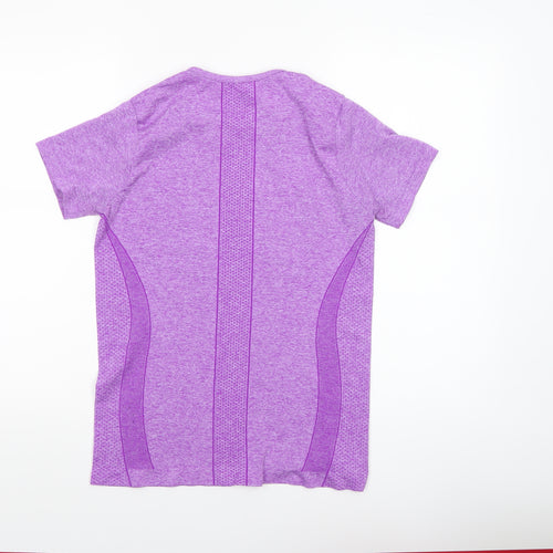 Dunnes Stores Women Purple Short Sleeve Active T-Shirt Size S