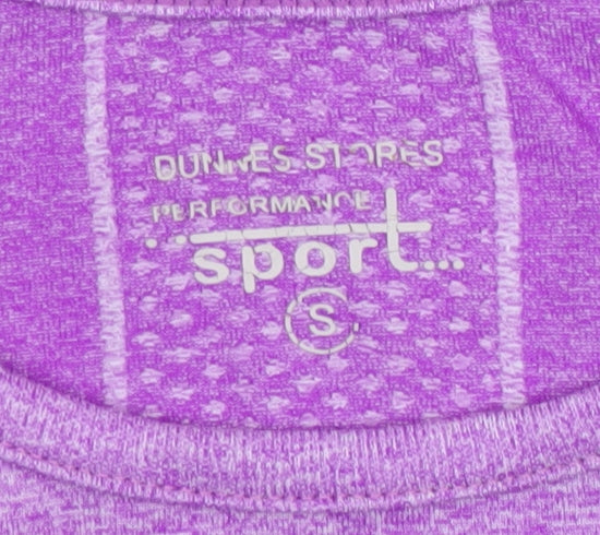 Dunnes Stores Women Purple Short Sleeve Active T-Shirt Size S
