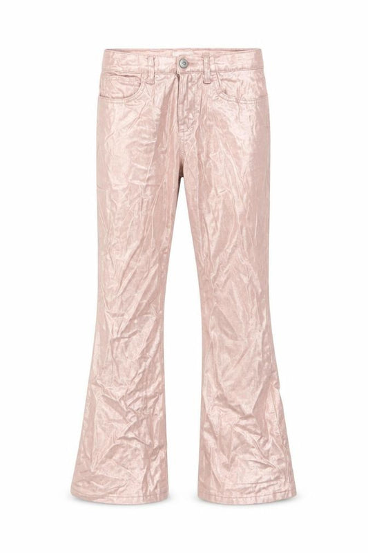 OshKosh B'gosh Girls Pink Shiny Chino Trousers Size 10 Years