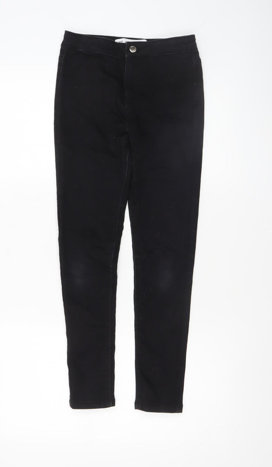 Denim Co Girls Black Super Skinny Jeans 9-10 Years Stretch Fit