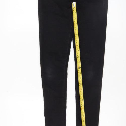 Denim Co Girls Black Super Skinny Jeans 9-10 Years Stretch Fit