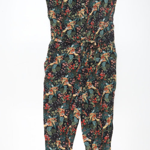 Alfred & Sisters Women’s Multicoloured Floral Viscose Jumpsuit Size S