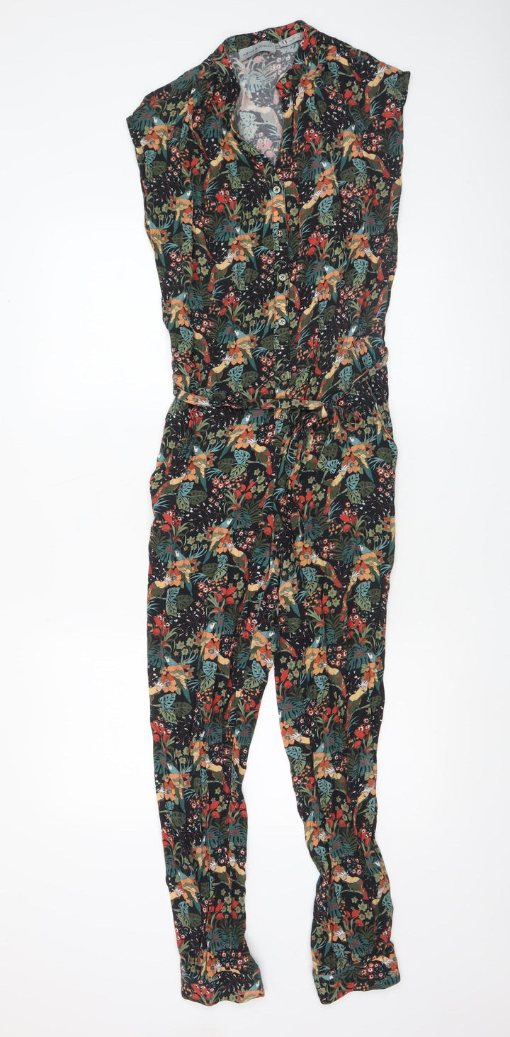 Alfred & Sisters Women’s Multicoloured Floral Viscose Jumpsuit Size S