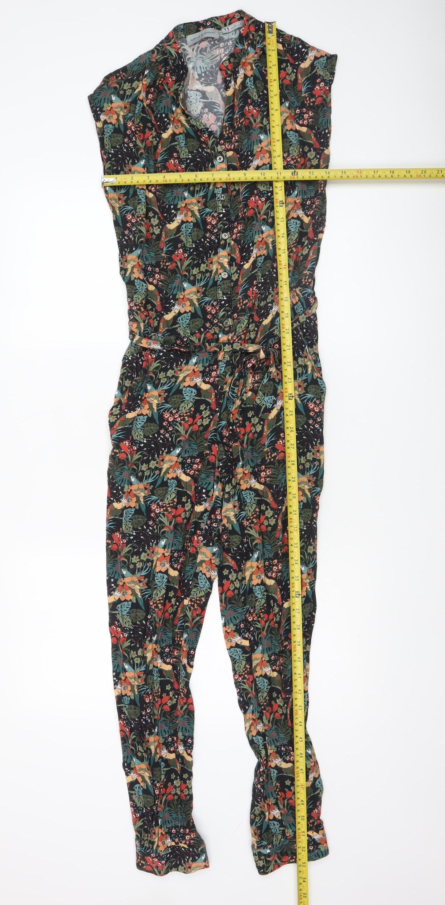 Alfred & Sisters Women’s Multicoloured Floral Viscose Jumpsuit Size S