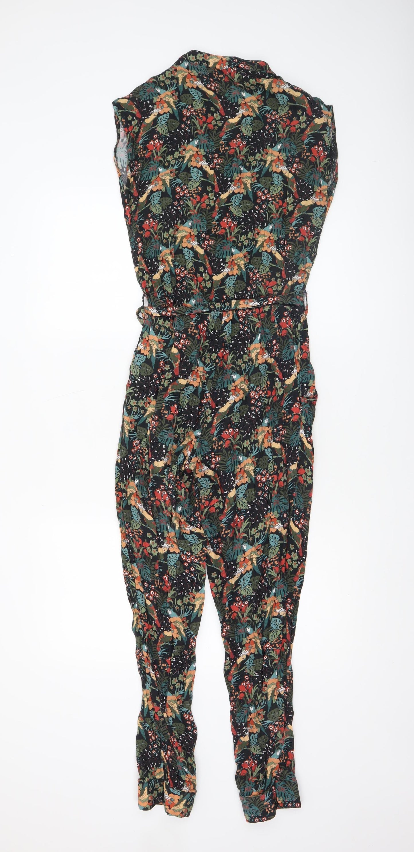 Alfred & Sisters Women’s Multicoloured Floral Viscose Jumpsuit Size S