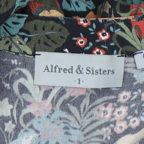 Alfred & Sisters Women’s Multicoloured Floral Viscose Jumpsuit Size S