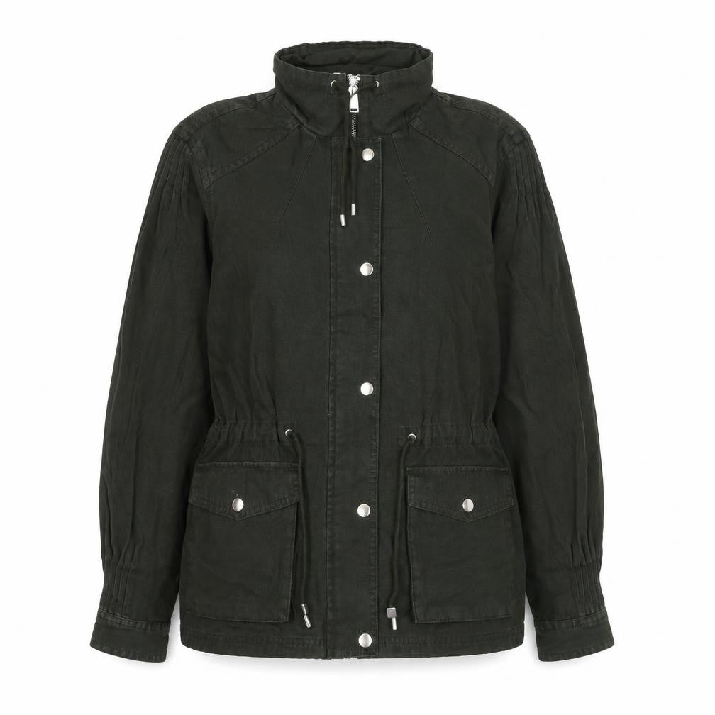 Next Women Green Cotton Anorak Jacket UK 10 Casual Spring Style