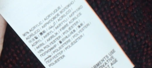 Superdry Men’s Red Knit Crew Neck Pullover Jumper Size L