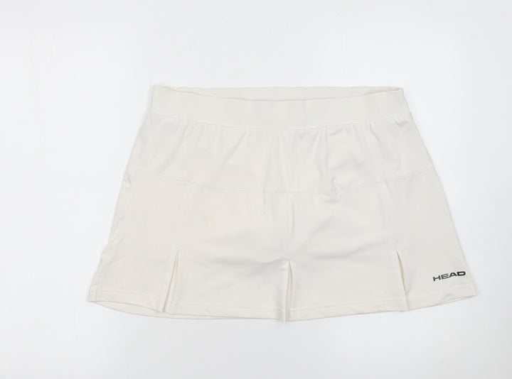 HEAD Womens Ivory XL Athletic Tennis Skort Stretch Activewear