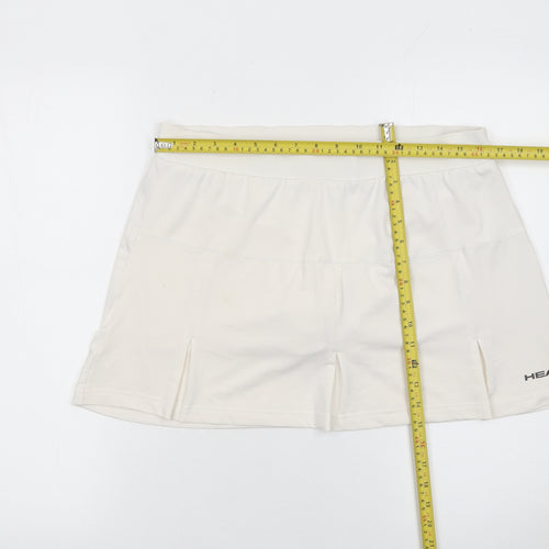 HEAD Womens Ivory XL Athletic Tennis Skort Stretch Activewear
