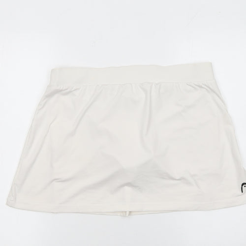 HEAD Womens Ivory XL Athletic Tennis Skort Stretch Activewear