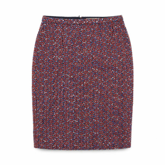 Front view of Jigsaw Women's Multicoloured, size 14, Tweed Pencil Skirt
