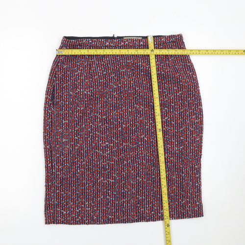 Jigsaw Women's Multicoloured Size 14 Tweed Pencil Skirt