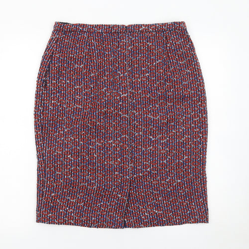 Jigsaw Women's Multicoloured Size 14 Tweed Pencil Skirt