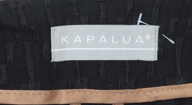 Kapalua Womens Black Slim Fit Biker Jacket Size 10