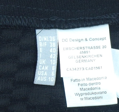 Kapalua Womens Black Slim Fit Biker Jacket Size 10