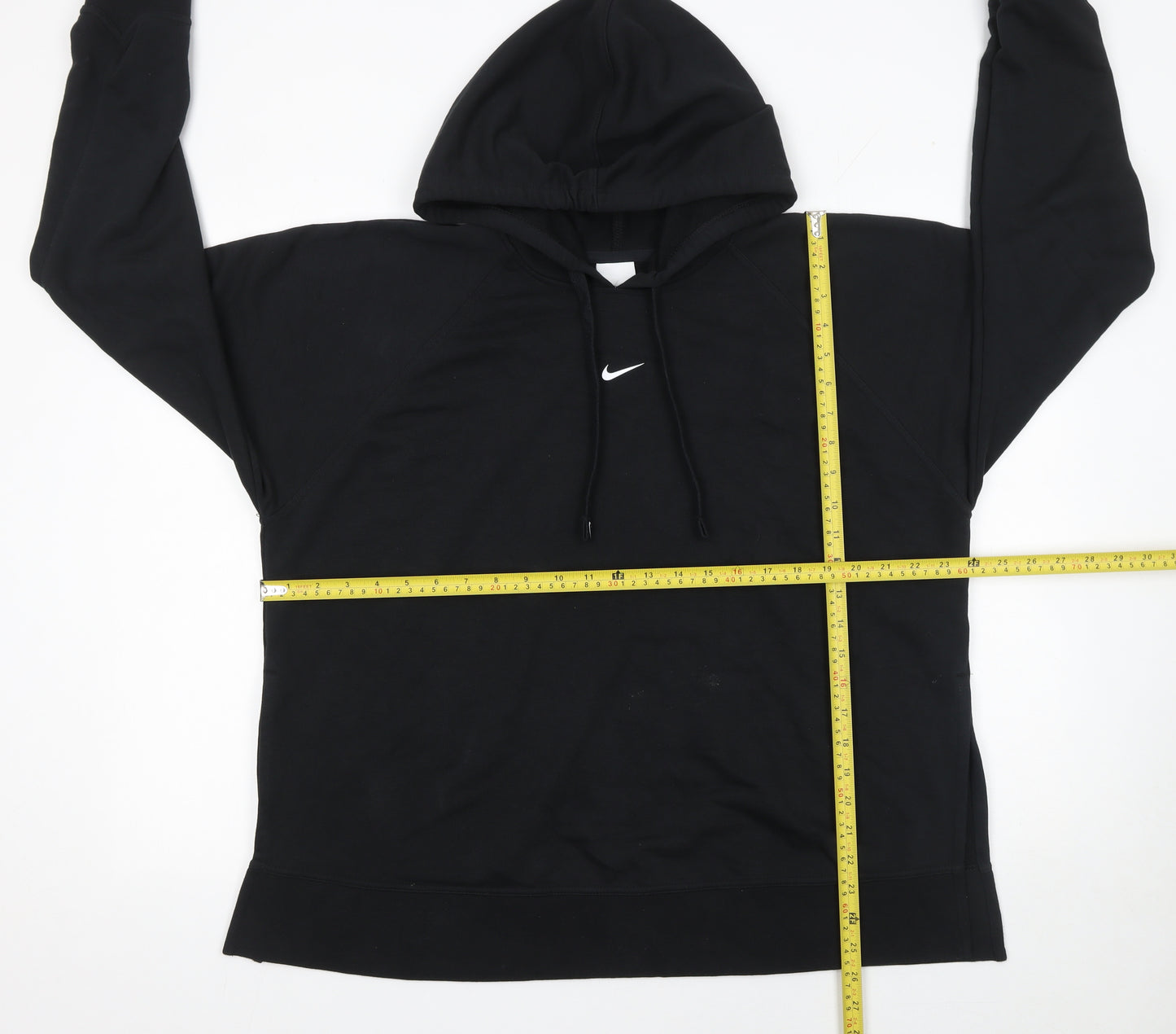Nike Men's Black Dri-FIT Pullover Hoodie Large Cotton Blend