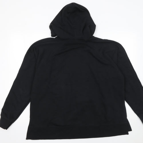 Nike Men's Black Dri-FIT Pullover Hoodie Large Cotton Blend