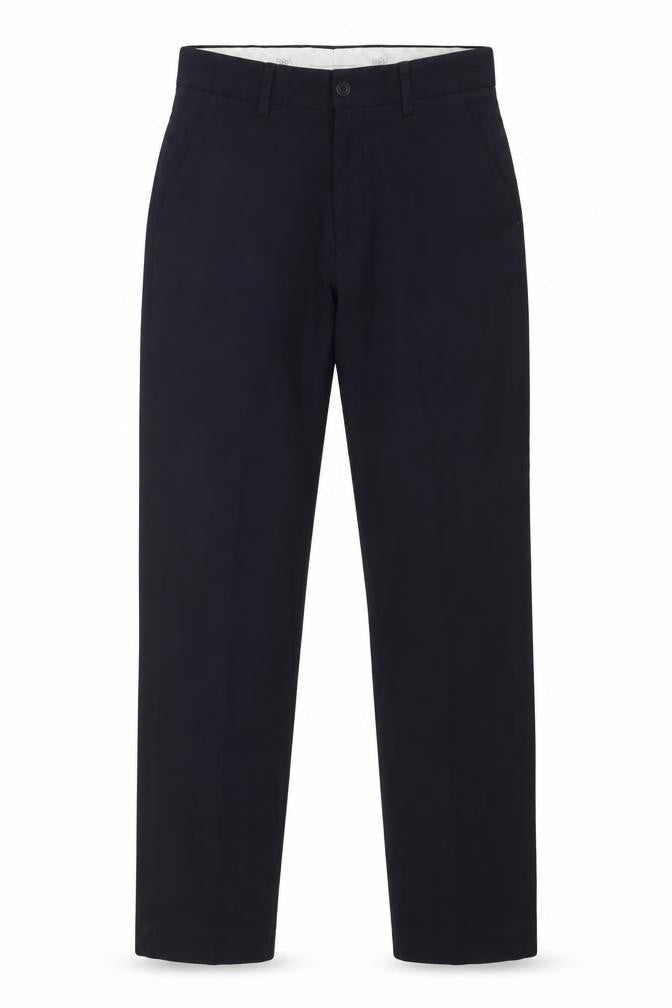 1880 Club Men's Blue Regular Fit Chino Trousers 31L