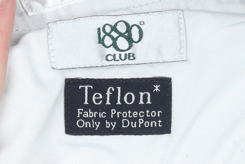 1880 Club Men's Blue Regular Fit Chino Trousers 31L