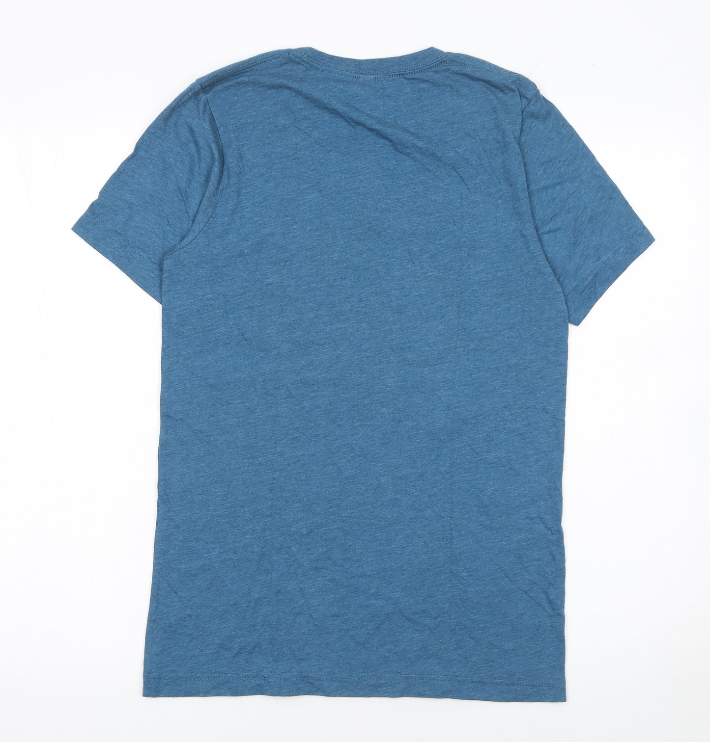 Space Needle Men’s Blue Graphic City Print Crew Neck T-Shirt Size S