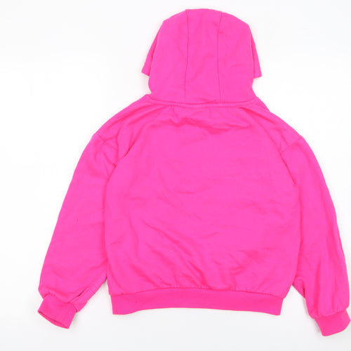 Barbie Girls Pink Hoodie 10-11 Years 146cm Cotton Blend Pullover