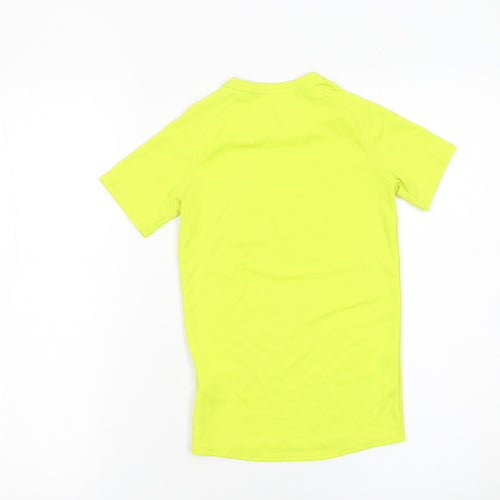 Canterbury Boys Yellow Short Sleeve Athletic T-Shirt 8 Years Sports Top