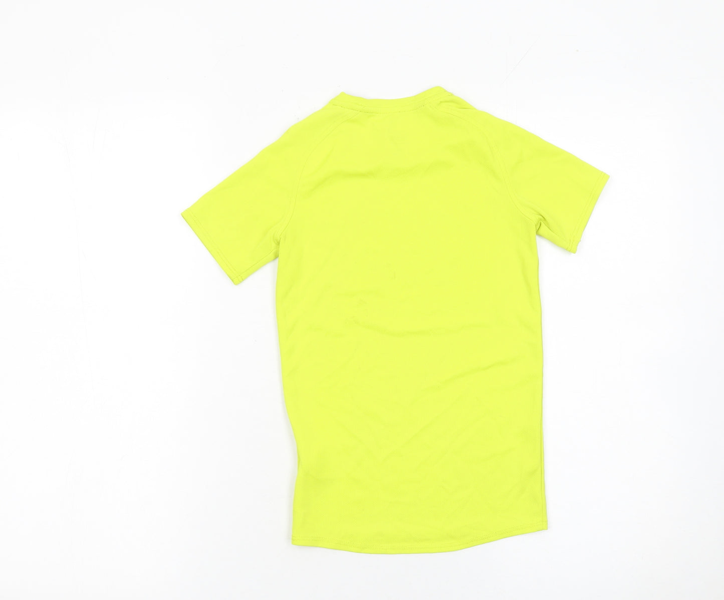 Canterbury Boys Yellow Short Sleeve Athletic T-Shirt 8 Years Sports Top