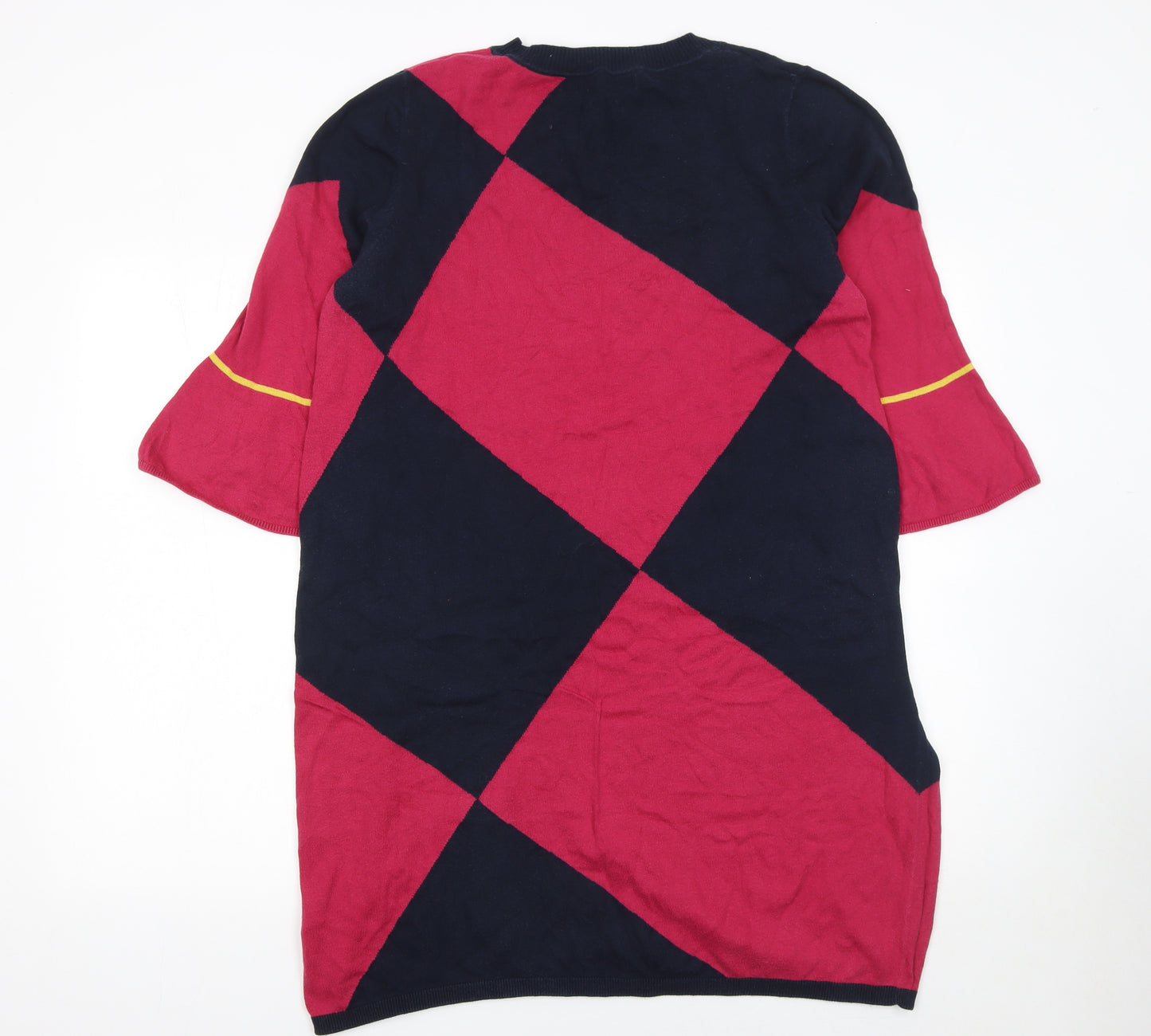 Next Women’s Argyle Knit Shift Dress Multicoloured Size 18