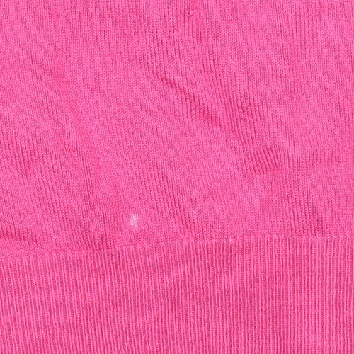Marks and Spencer Women Bright Pink Cardigan UK 10 Viscose Blend
