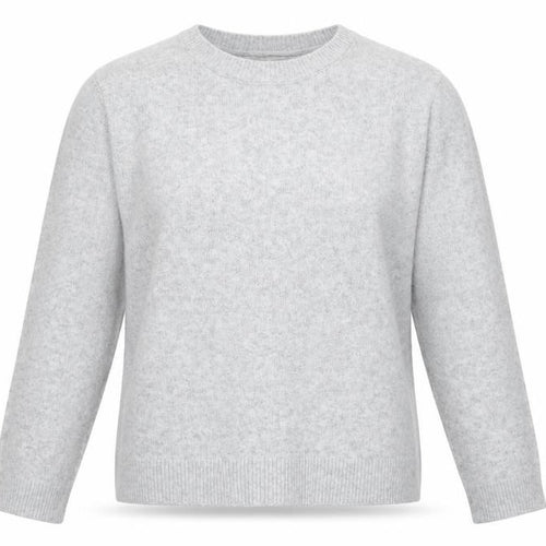 Pull&Bear Women Grey Crew Neck Knit Jumper Size 12