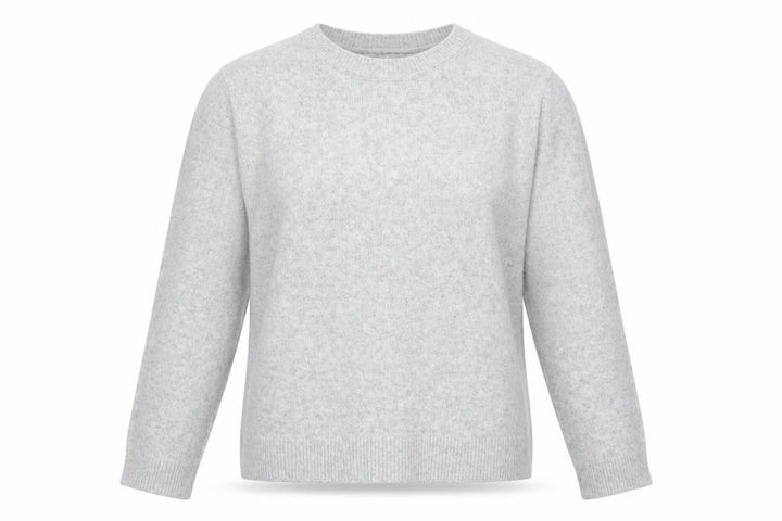 Pull&Bear Women Grey Crew Neck Knit Jumper Size 12