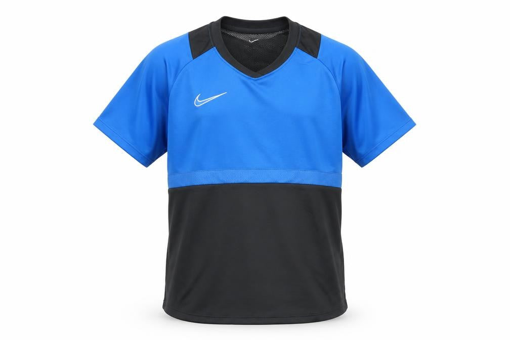 Nike Boys Blue Black Dri-Fit Short Sleeve Athletic T-Shirt Size S