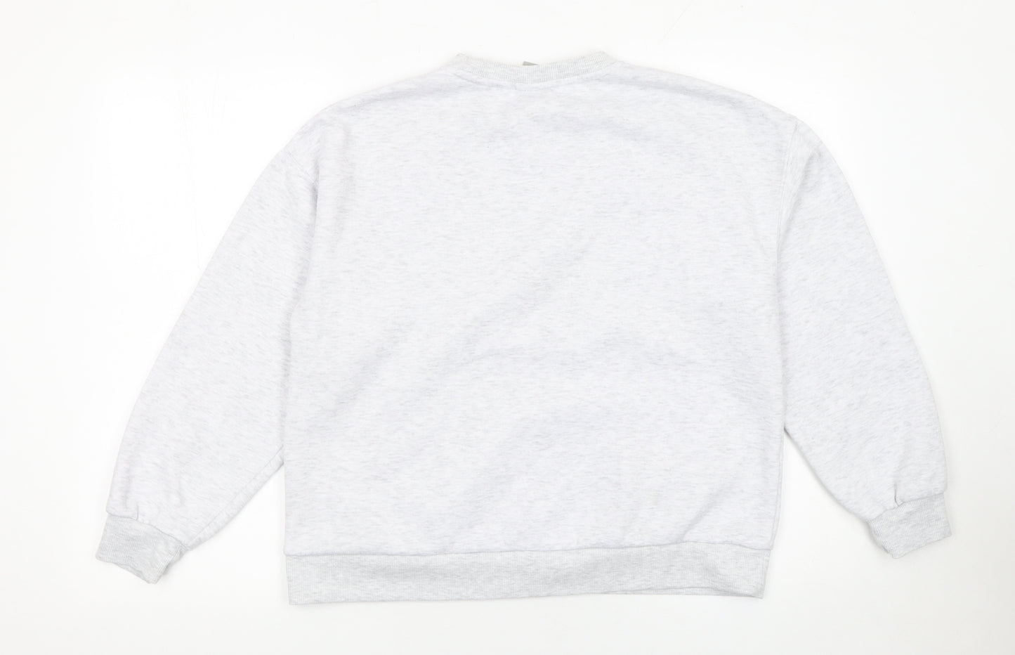 Disney Women Grey Mickey Mouse Sweatshirt Size S 10-12 Pullover