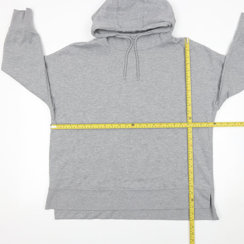 Dunnes Stores Women Grey Pullover Hoodie Size Large Sweatshirt