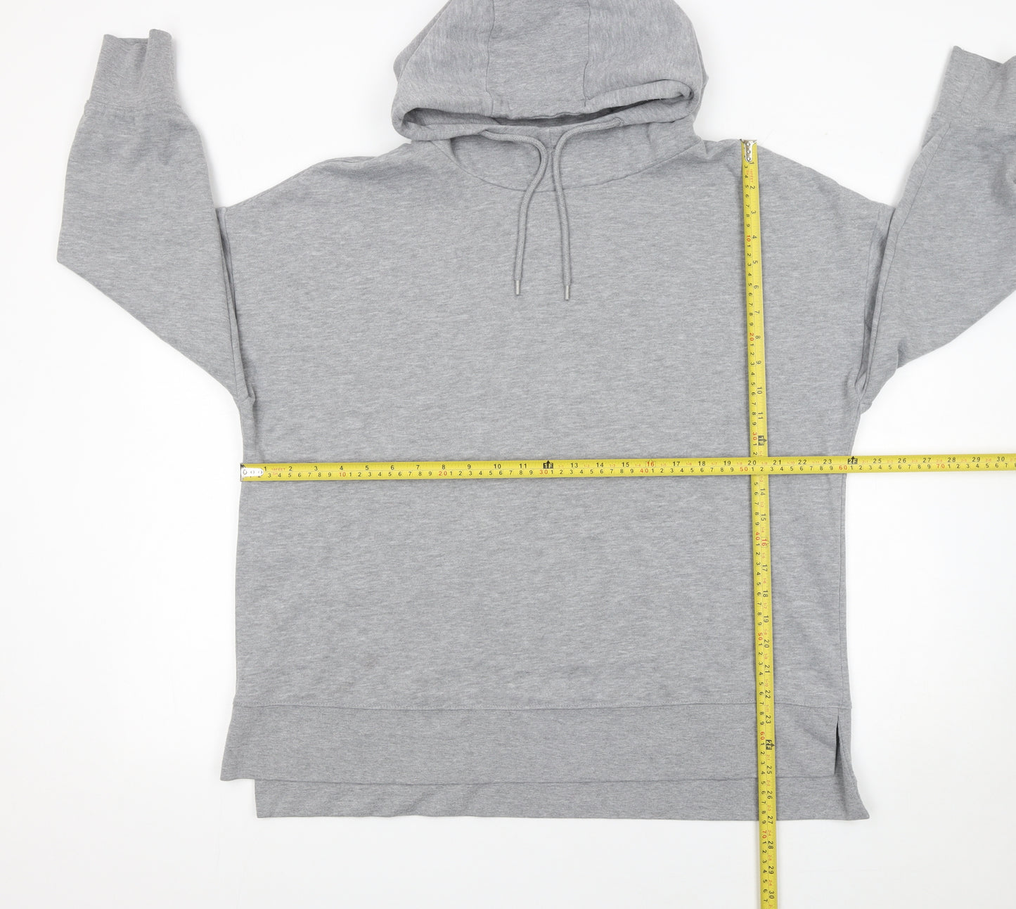 Dunnes Stores Women Grey Pullover Hoodie Size Large Sweatshirt