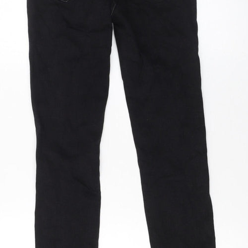 Bershka Women's Black Skinny Distressed Jeans Size 10