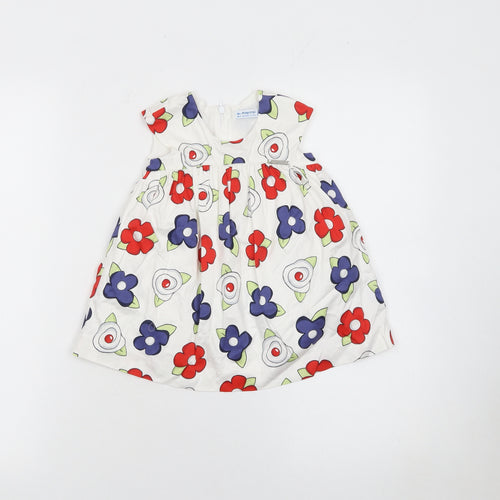 Mayoral Girls Multicoloured Floral A-Line Dress 18 Months
